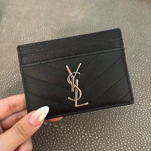 Saint Laurent Card Holder in Black